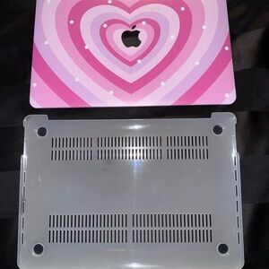 Apple Pink and Gray MacBook Laptop with Heart Design
Pro 13 A2338 M1 A2251 A2289